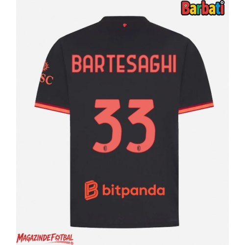 AC Milan Davide Bartesaghi #33 Tricou Fotbal Replică 2026-27 Barbati Treilea AC Milan Davide Bartesaghi #33 Tricou Fotbal Replică 2026-27 Barbati Treilea
